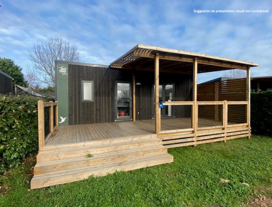 Homeflower premium 29m² (2 bedrooms) + CLIM + half-covered terrace + TV + sheets + towels