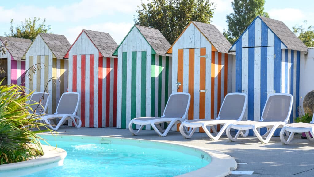 transat piscine camping finistere